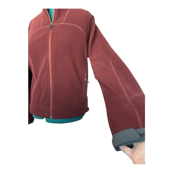 REI Burnt Red Full-Zip Fleece Jacket - Picture 4 of 8